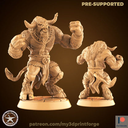 Angry Minotaur - Unpainted Miniature