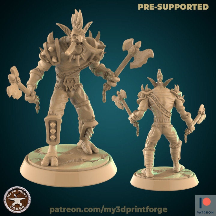 Troll Berserker - Unpainted Miniature