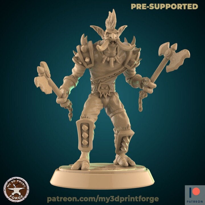 Troll Berserker - Unpainted Miniature