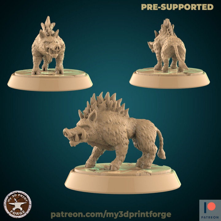 Boar - Unpainted Miniature