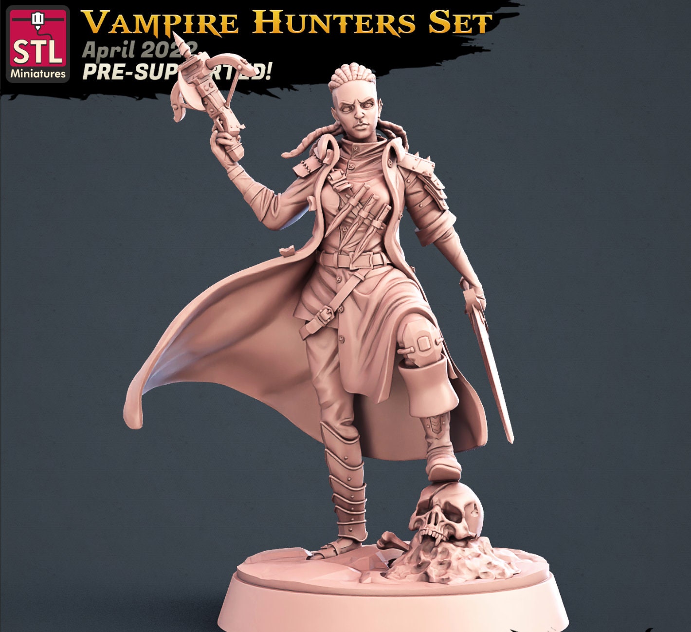 Vampire Hunter - Female Fighter