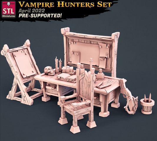 Vampire Hunter Desk - Unpainted Miniature