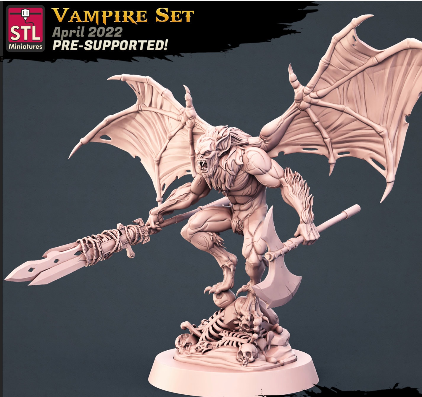 Vampire Bat - Unpainted Miniature