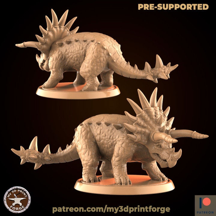 Triceratops - Unpainted Miniature