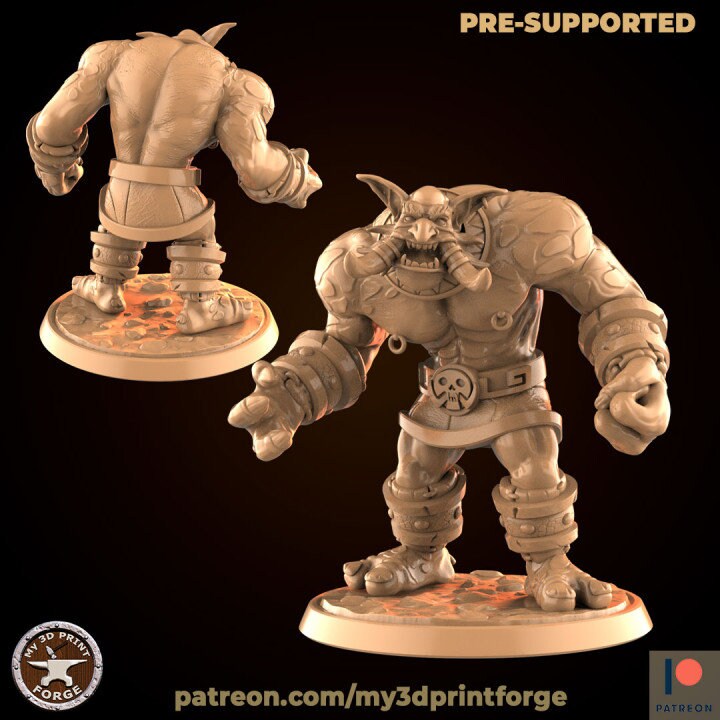 Dire Troll - Unpainted Miniature