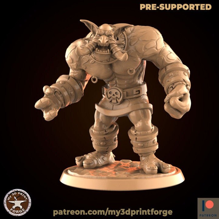 Dire Troll - Unpainted Miniature