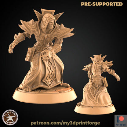 Undead Mages - Unpainted Miniature