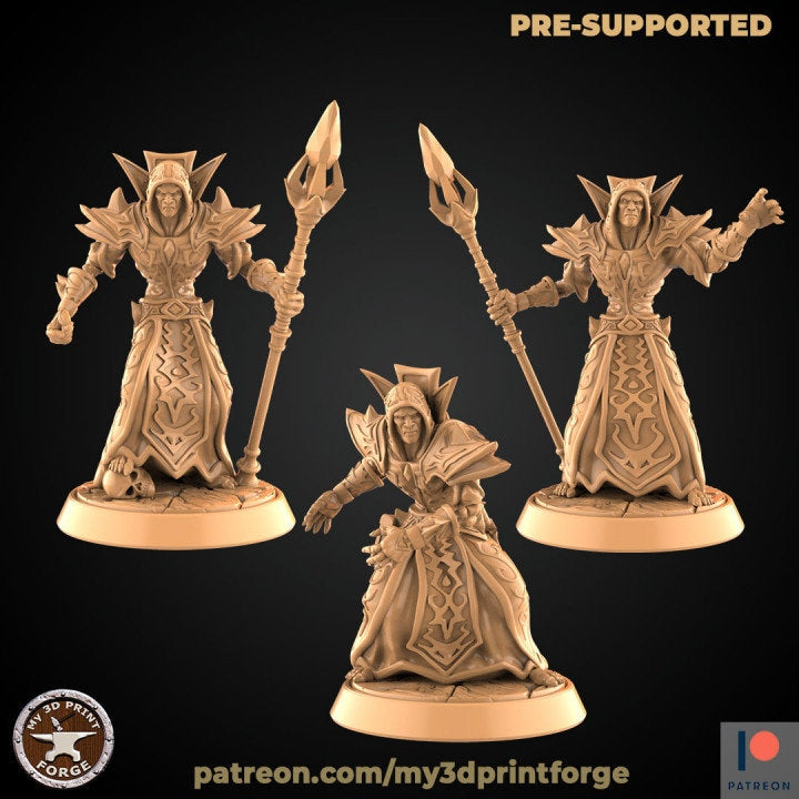 Undead Mages - Unpainted Miniature