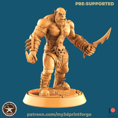 Orc Rogue - Unpainted Miniature