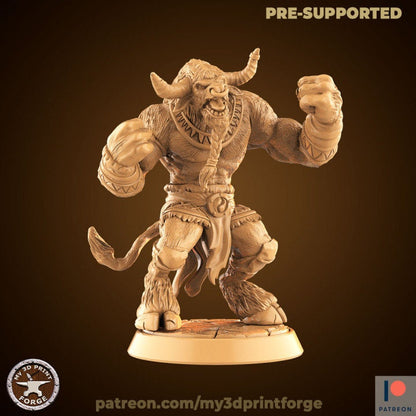 Angry Minotaur - Unpainted Miniature