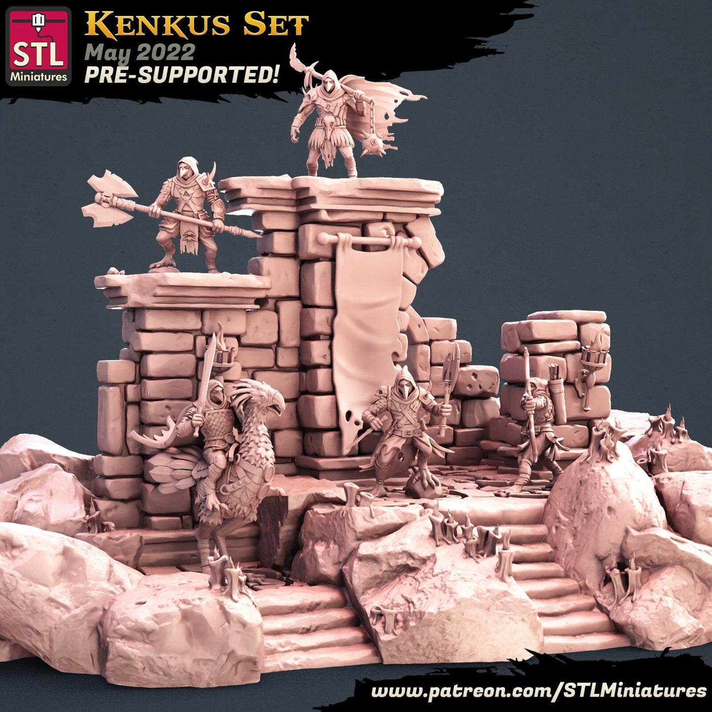 Kenku Warriors - Kenku Guards Set