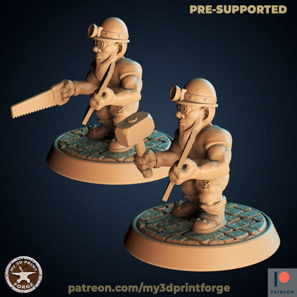 Gnome Repairman - Unpainted Miniature