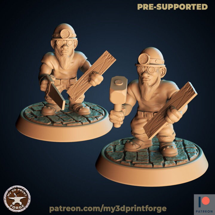 Gnome Repairman - Unpainted Miniature