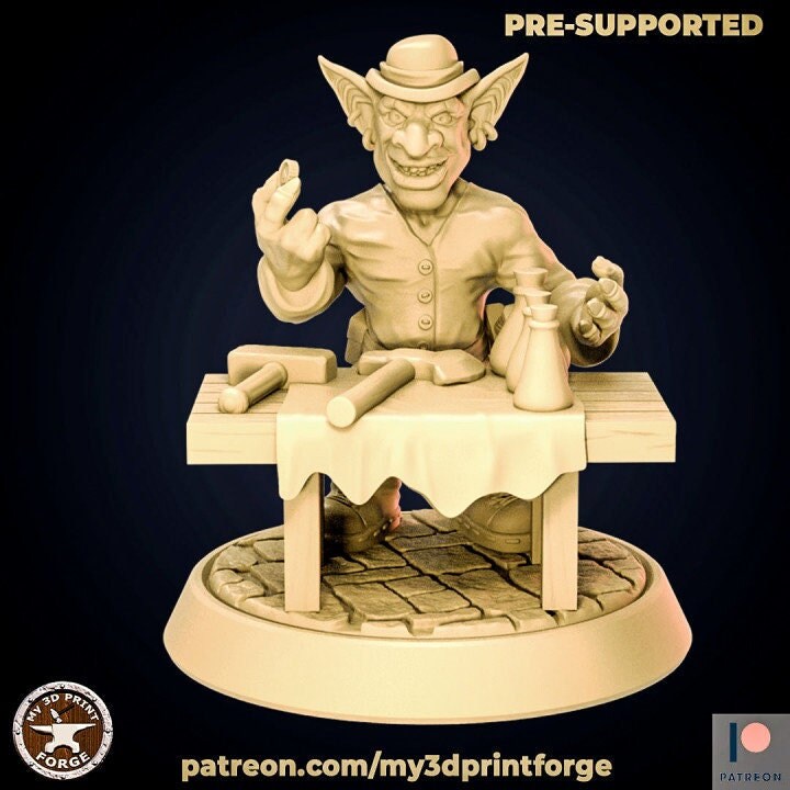 Goblin Merchant - Unpainted Miniature