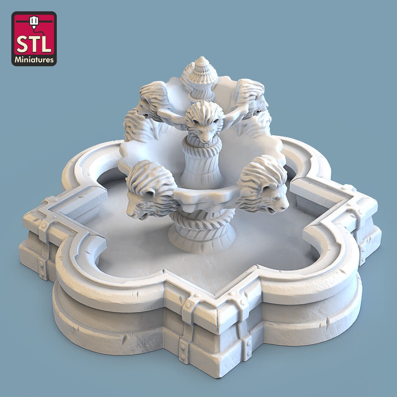 Fountain - Unpainted Miniature