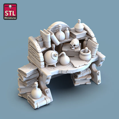 Alchemist Desk - Unpainted Miniature