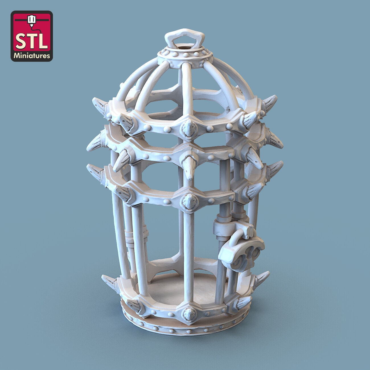 Jail Cage - Unpainted Miniature