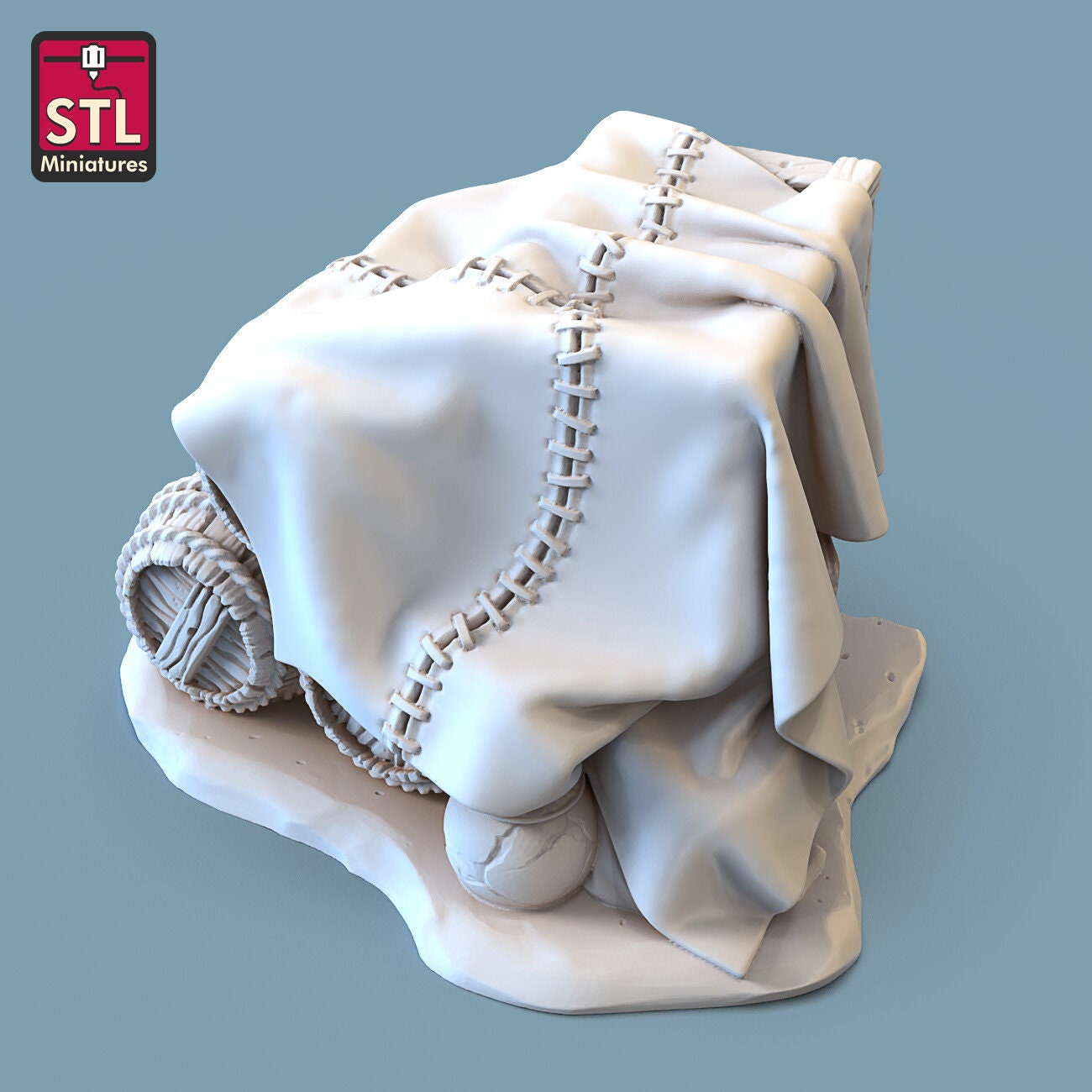 Storeroom Props - 6 Piece Set - Unpainted Miniature