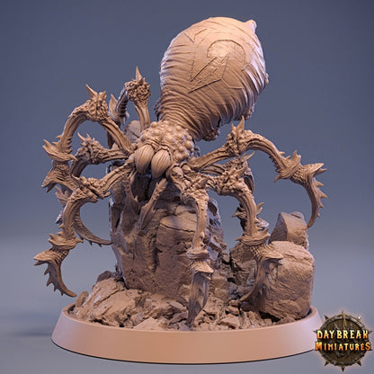 Giant Spider on Rock - Unpainted Miniature