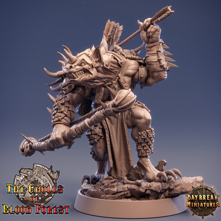 Corm Carcass - Gnoll Archer - Unpainted Miniature