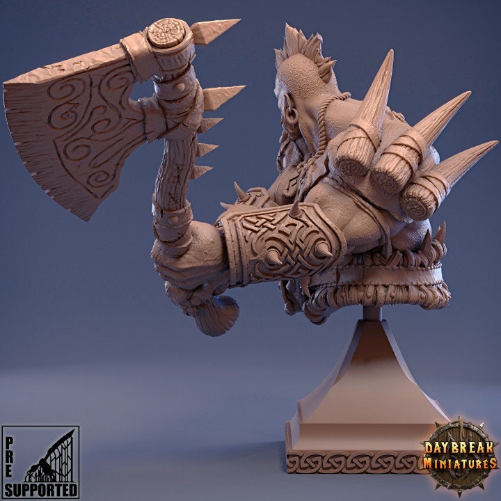 Digger Bonespike - Barbarian Bust