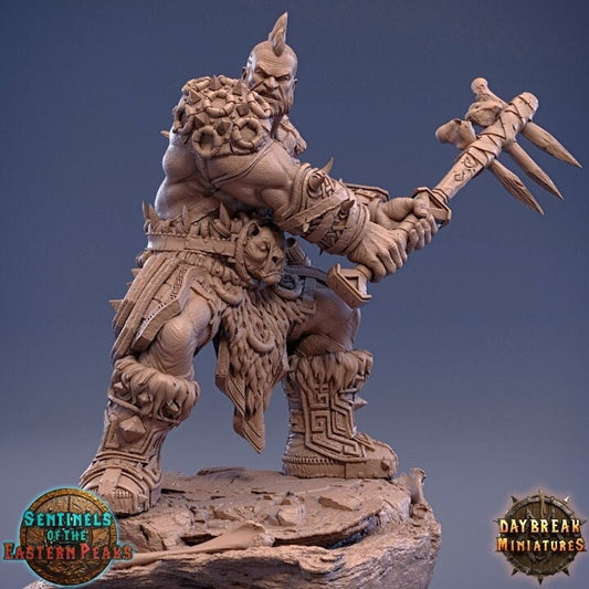 Digger Bonespiker - Barbarian - Unpainted Miniature