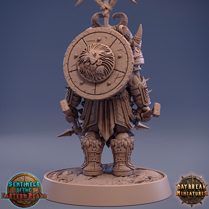 Tobin Krush - Sentinels of the Eastern Peaks - Unpainted Miniature