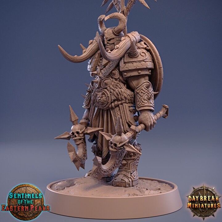 Tobin Krush - Sentinels of the Eastern Peaks - Unpainted Miniature