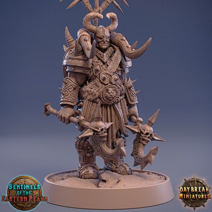 Tobin Krush - Sentinels of the Eastern Peaks - Unpainted Miniature