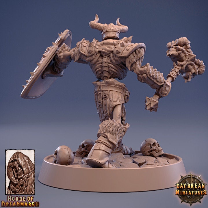 Skeletal Warrior with Mace and Shield