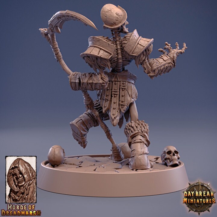 Skeletal Warrior with Scythe