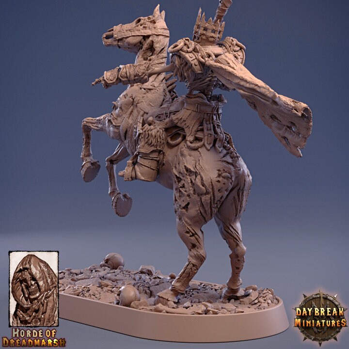 Pale King Arden - Mounted Undead Warrior