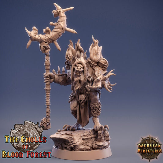 Uupa Feist - Gnoll Warlock - Unpainted Miniature