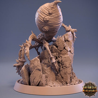 Giant Spider on Rock - Unpainted Miniature