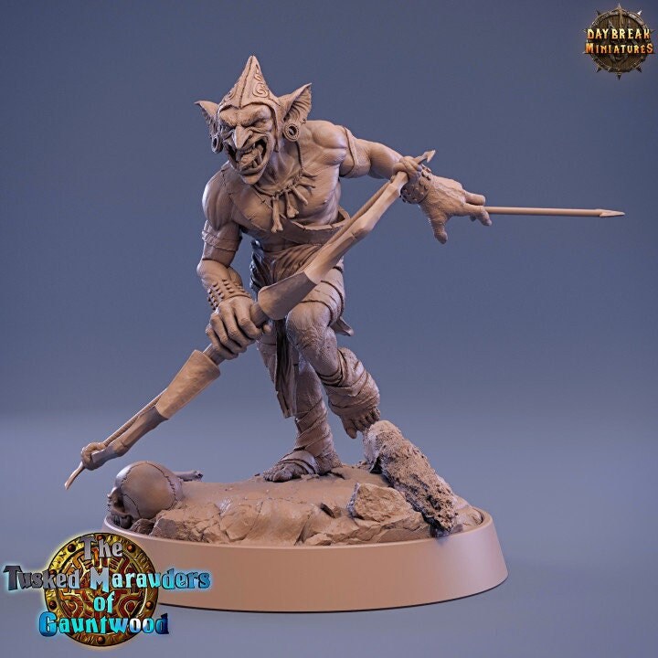 Pilas Bonepointer - Goblin Ranger Miniature