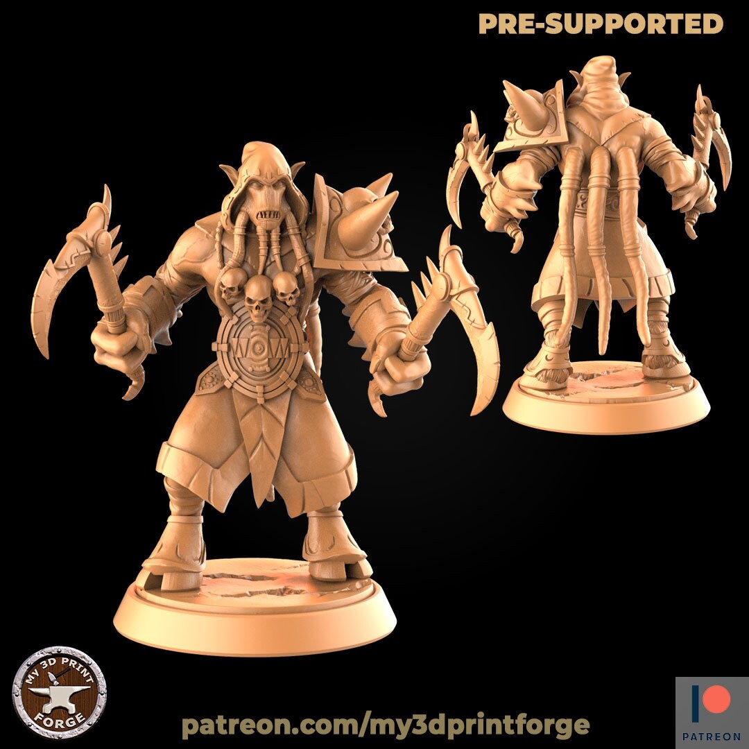 Corrupted Draenei - Unpainted Miniature