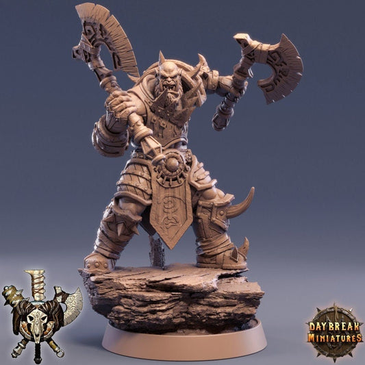 Ghoulang - Orc Barbarian - Unpainted Miniature