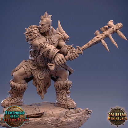 Digger Bonespiker - Barbarian - Unpainted Miniature