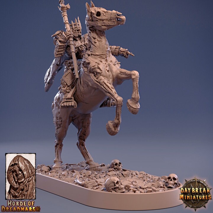 Pale King Arden - Mounted Undead Warrior