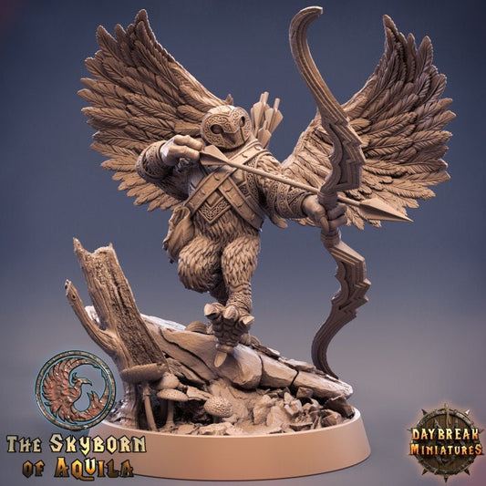 Gaudar Truewing - Birdfolk Ranger - Unpainted Miniature