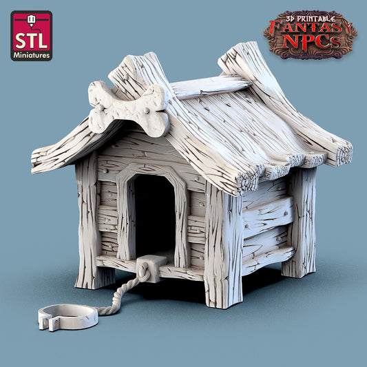 Doghouse - Unpainted Miniature