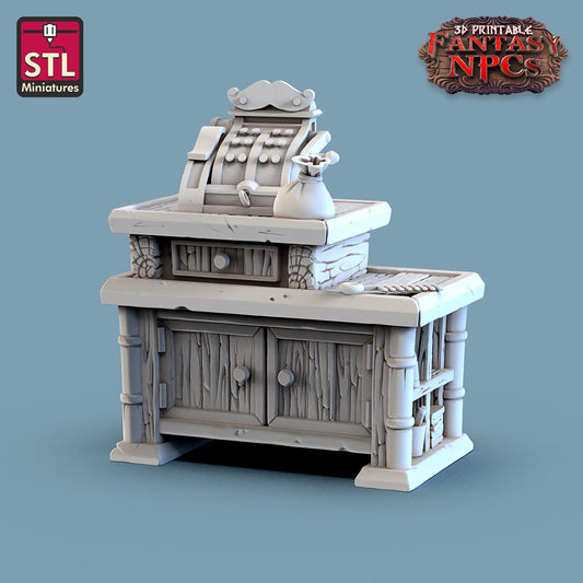 Shop Register - Unpainted Miniature