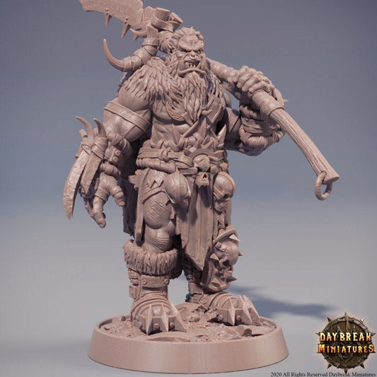 Dauger Mietz - Orc Barbarian - Unpainted Miniature