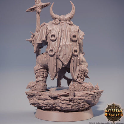 Diogenes Zauberkampff - Orc Warlock - Unpainted Miniature