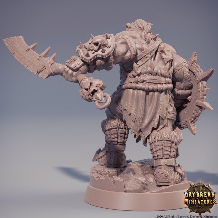 Jugger Hochmann - Orc Barbarian - Unpainted Miniature