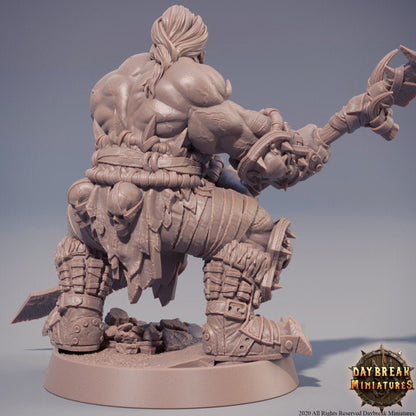 Machinus Zwergbrecher - Orc Barbarian - Unpainted Miniature