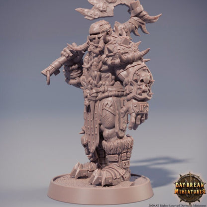 Wolfmund Der Zerstörer - Orc Barbarian - Unpainted Miniature