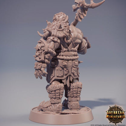 Wolfmund Der Zerstörer - Orc Barbarian - Unpainted Miniature