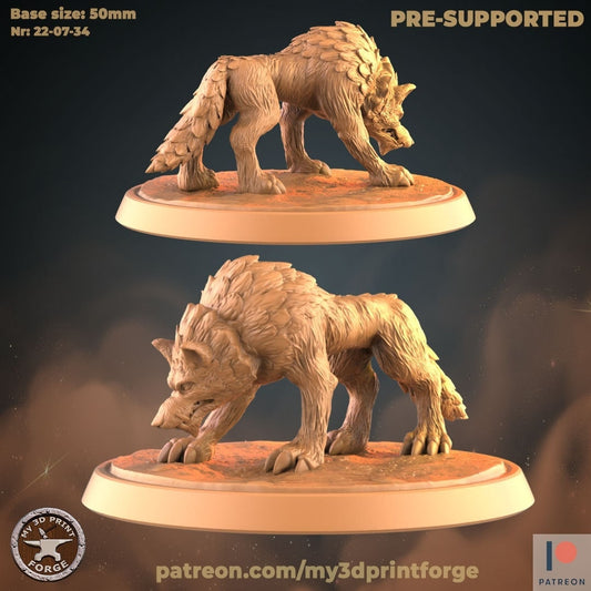 Wolf - Passive - Unpainted Miniature