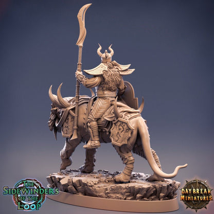 Lord Runo Stryfe - Tiefling Fighter - Unpainted Miniature